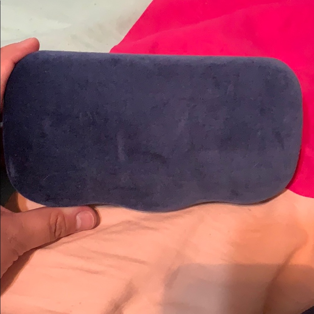Gucci Sunglass Case Empty blue suede